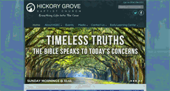 Desktop Screenshot of hickorygrovebaptist.com