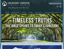 Tablet Screenshot of hickorygrovebaptist.com